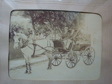 ATTELAGE HIPPOMOBILE "L'ARGENTAN,ROUTE DE SEEZ" PHOTO  P. RAMPONNEAU 