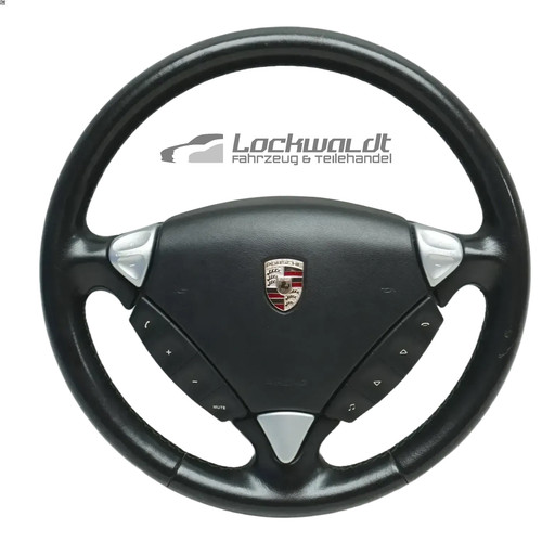 Volant chauffage cuir - cuir, noir