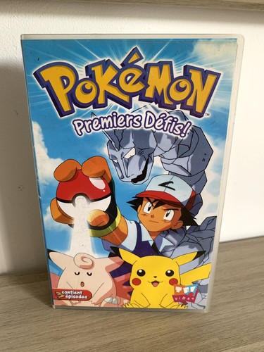 Vhs pokémon premiers - vhs, défis