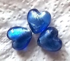 3 PERLES EN VERRE LAMPWORK
