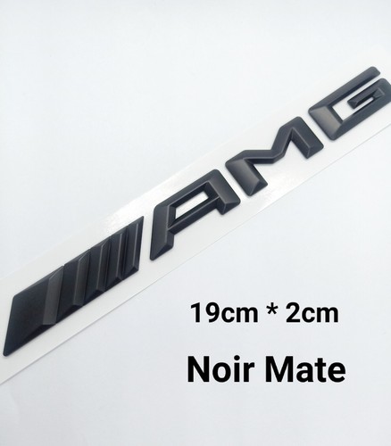 Logo amg noir mat sticker - logo,