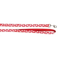  LAISSE DOTS ROUGE 100CM 10MM