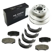 Disques de Frein Plaquettes Mâchoires Arrière pour Citroen Jumper Fiat Ducato