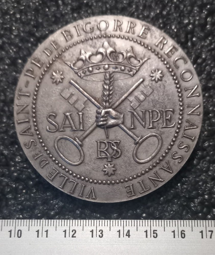 Médaille bronze argenté - médaille,