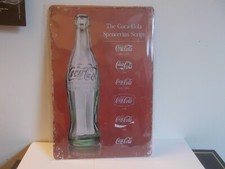 Plaque publicitaire coca cola - publicitaire, coca-cola