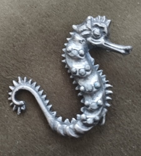 Ancienne broche hippocampe - ancienne,