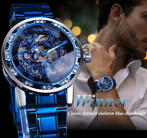 Montre squelette automatique - squelette,