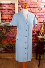 Robe Kittel Vintage Orig 70S Taubenblau Rockabella 38