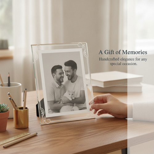 Cadre photo verre - cadre, en
