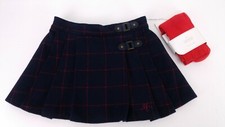 Jupe et collant kilt plissé