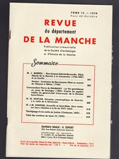 REVUE DE LA MANCHE  Saint lo