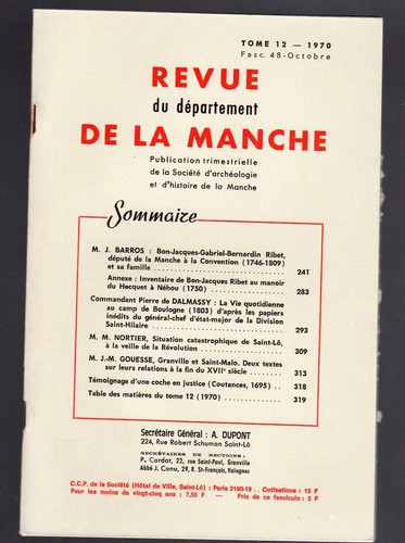 Revue manche saint lo - de,