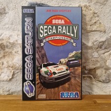 SEGA RALLY CHAMPIONSHIP JEU SEGA SATURN CIB COMPLET BOITE NOTICE RETROGAMING