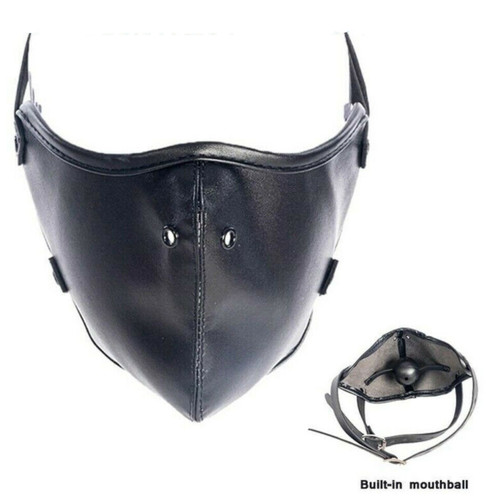 Leather face mask with - pu,