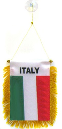 Fanion italie 15x10cm mini - 15x10cm,
