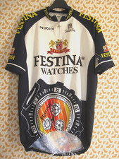 Maillot cycliste Festina Peugeot Sibille Tour de France jersey cycling - XL
