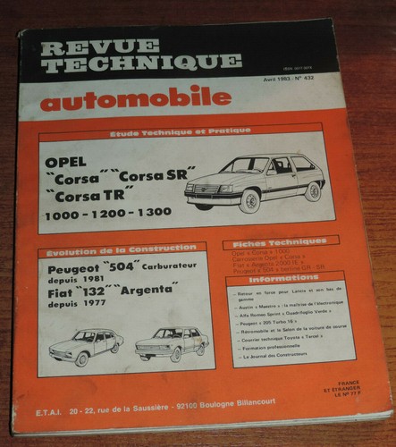 1983 432 rta opel - 1983,