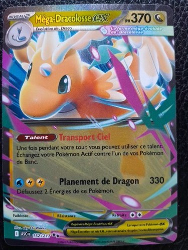 Pokémon méga dracolosse - méga-dracolosse, ex