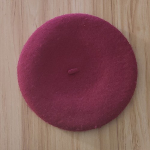 Monoprix béret homme bordeaux