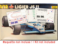 [FFSMC Productions] Decals Ligier JS11 1979 pour Heller  1/12 kit