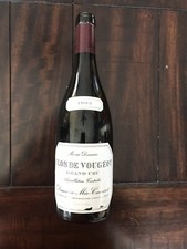 clos de vougeot grand cru 1993 domaine meo camuzet   Empty Bottle NO CORK