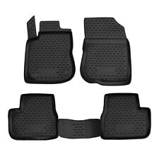 Tapis De Sol Caoutchouc À Bords Hauts Pour Peugeot 2008 2013-2019 4-Pcs