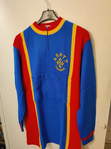 Maillot cyclisme vintage asptt - cyclisme,