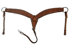 Utilisé Western Collier Martingale Cheval Tonneau Pleasure Trail Roping