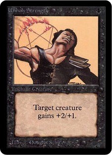 Magic mtg unholy strength - -,