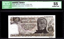 50 Pesos J. San Martin -