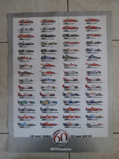 POSTER  60 ANS DE FORMULE 1 (1950-2010) + GIUSEPPE FARINA