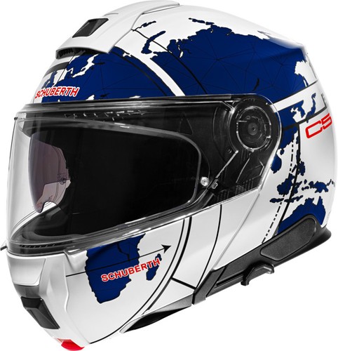 Casque moto moduler - de,