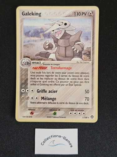 Carte pokémon galeking 108 - carte,