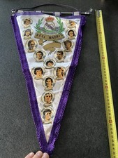 Ancien Fanion football Real Madrid vintage retro bon état officiel
