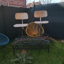 Paire de Chaises d'Atelier