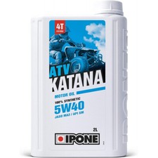 Huile moteur IPONE KATANA ATV 100% Synthétique 5W40 Bidon de 2 litres