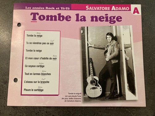Carte fiche plaisir chanter - fiche, de