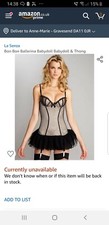 Corset La Senza Bon Bon Tutu noir nu Uk10BC EU38BC TUTU