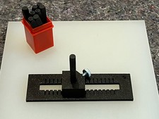 Guide pour aligner les poinçons à frapper, chiffres, lettres, VIN, Facom etc..