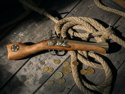 Réplique pistolet ancien - réplique,
