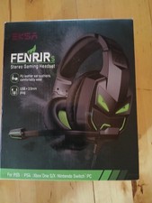 Casque De Jeu Usb + 3,5mm Cool Led .For PS5 PS4 Xbox One S/ X  Nintendo Switch  