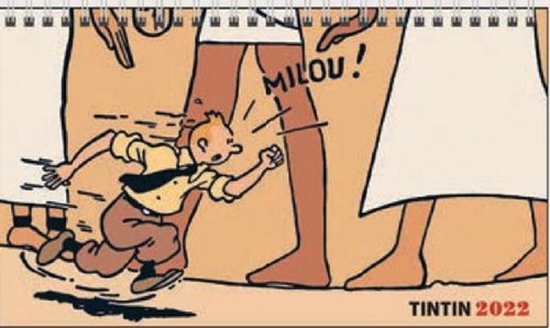 Calendrier tintin 2022 - calendrier,