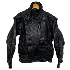 Blouson En Cuir Biker Technique Vintage 80/90’s Cockpit