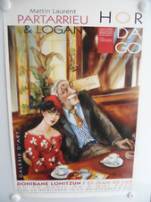 Affiche galerie d'art hordago - mattin laurent partarrieu - St jean de luz 2006