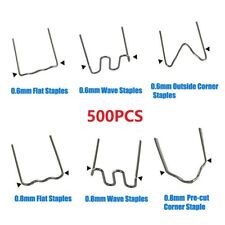 Agrafes chaudes 500 pi??ces pour pare-chocs de voiture agrafeuse chaude soudeur
