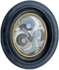 Reliquaire travail de cheveux