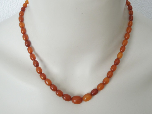 Antique chaîne ambre olives - ambre,