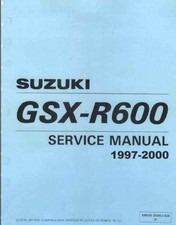 MANUEL ATELIER REVUE RÉPARATION PDF SUZUKI  GSX-R600 97-00 SERVICE MANUAL 