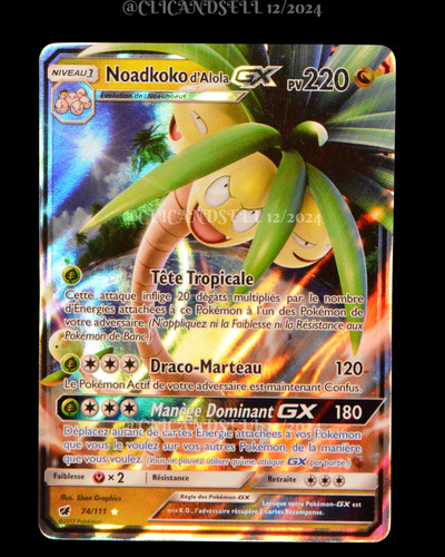 Carte pokémon noadkoko - pokémon,