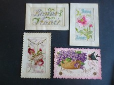 LOT CPA broderie CARTES